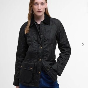Barbour Beadnell Polarquilt Jacket in Black